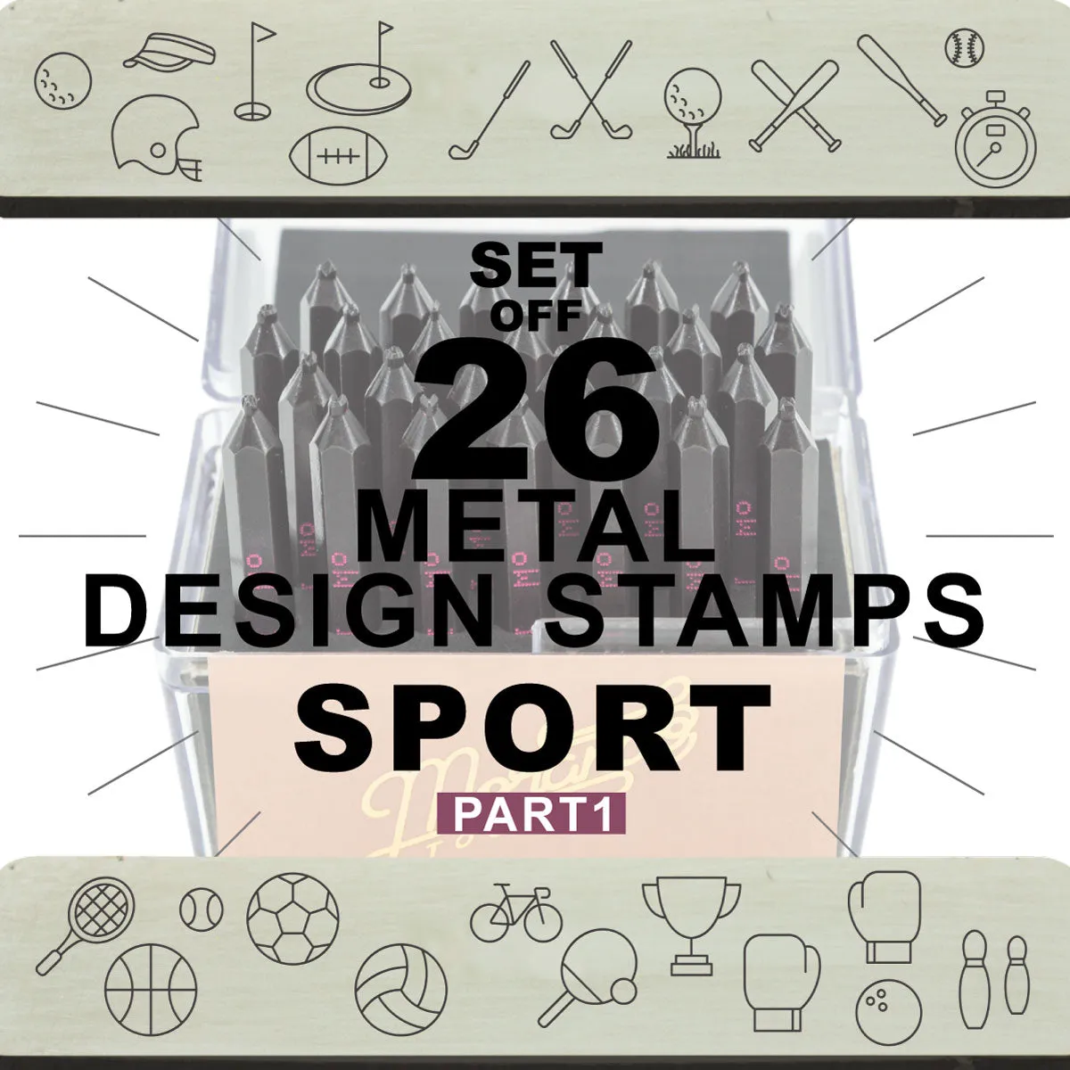 26 Sport Design stamps, Part 1