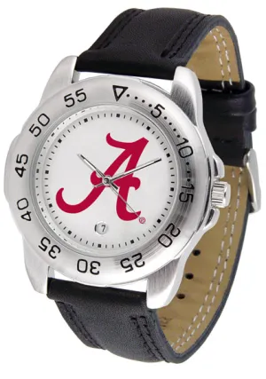 Alabama Crimson Tide Sport Leather Men’s Watch