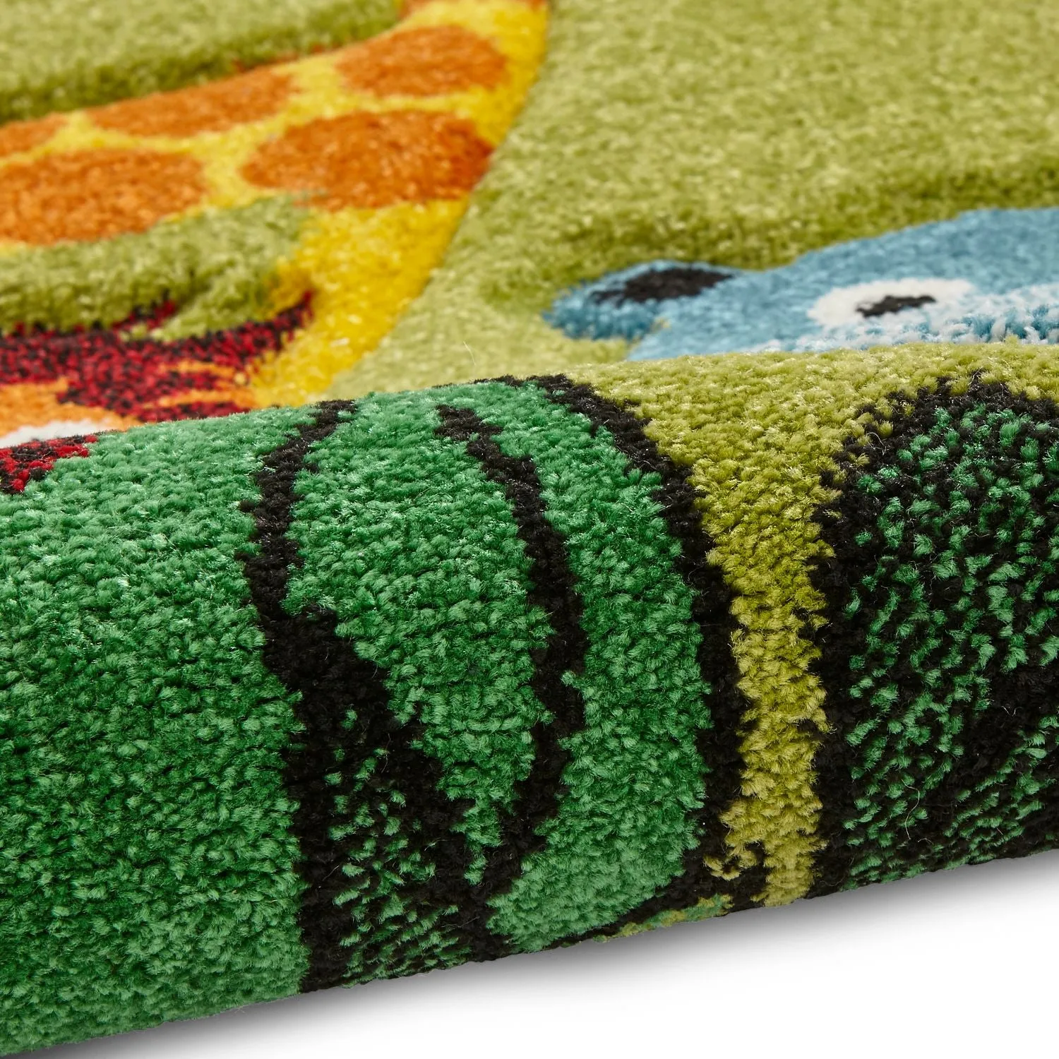 Brooklyn Jungle Green 53747 Kids Rug