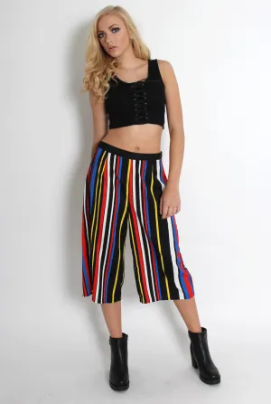 Catherine Striped CulotteTrousers