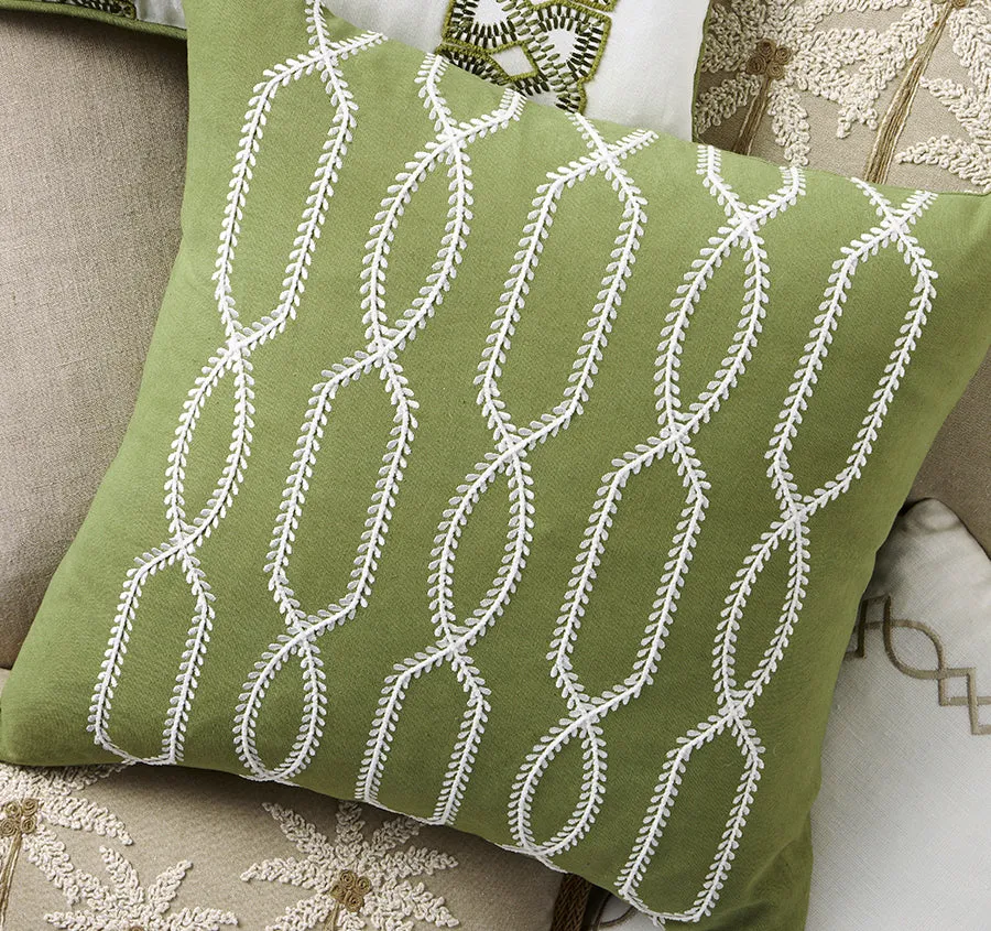 Cayman Style 30x50cm Filled Cushion Green