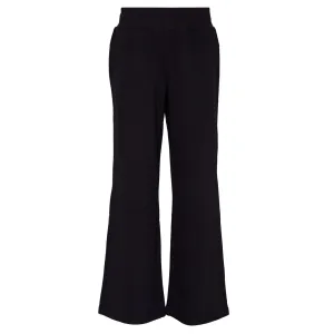 Embroidered Logo Wide Leg Pant