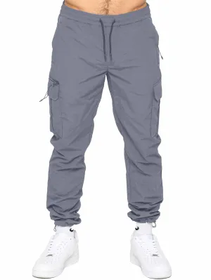 Enzo | Mens Poly Cargo Trousers