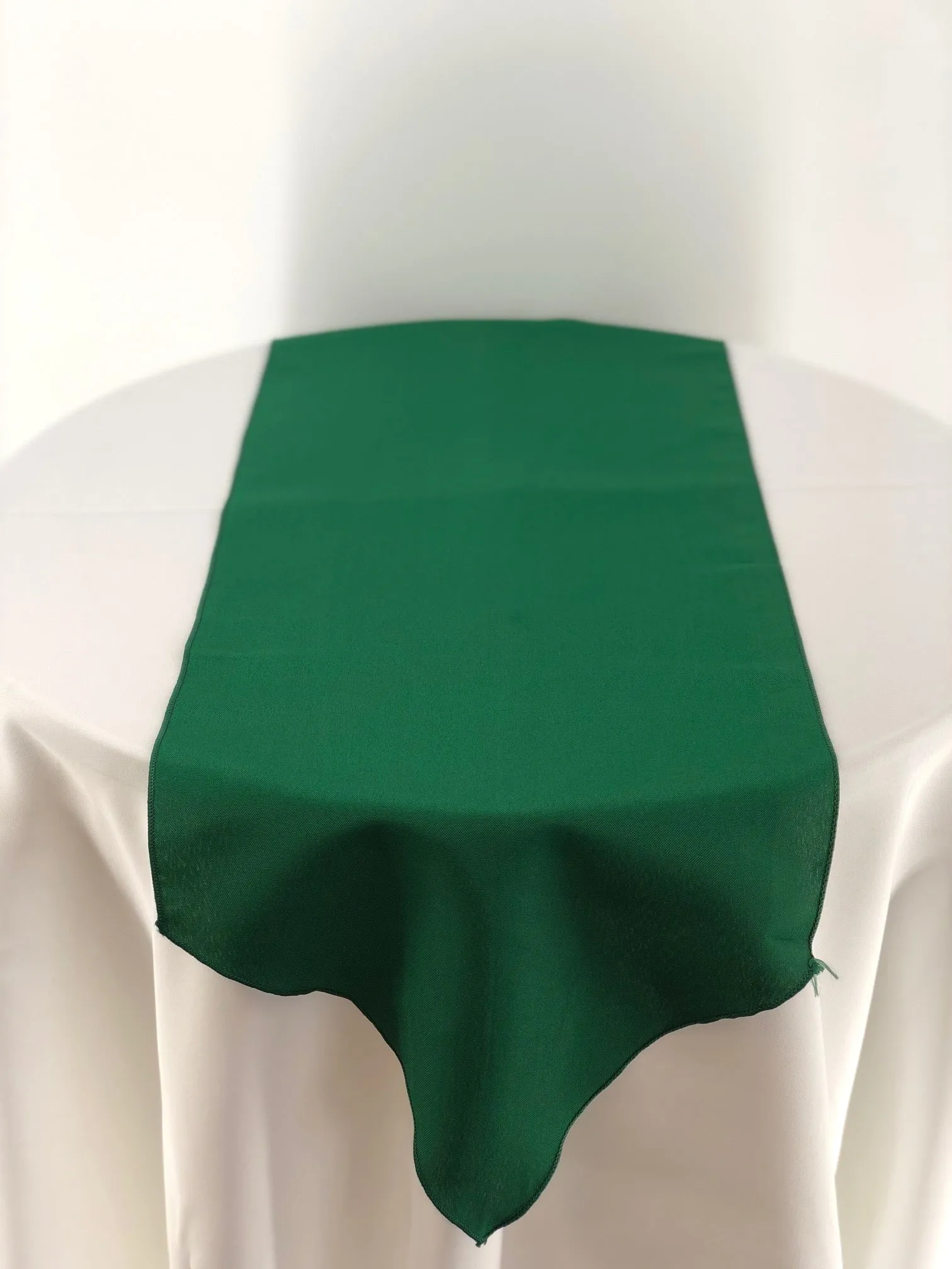 Hunter Green Polyester Table Runners