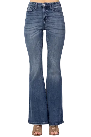 Judy Blue Woman's Contrast Trouser Flare Jeans