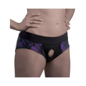 Lace Envy Crotchless Panty Harness - Sm