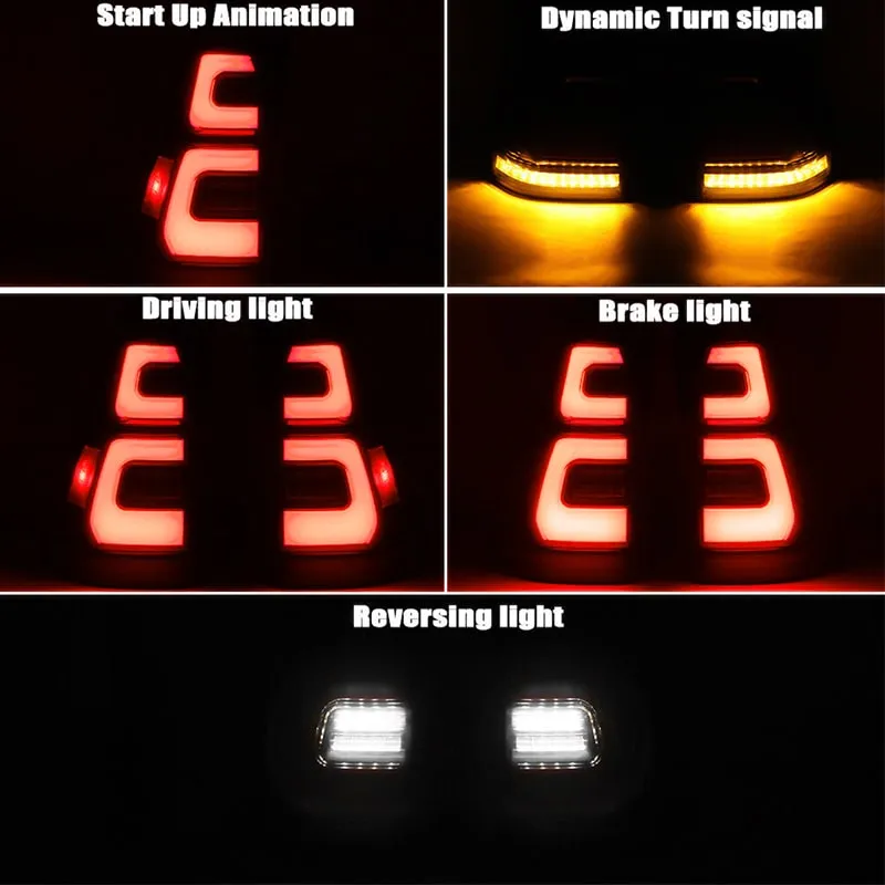 LED Tail Lights Assembly for 2003-2009 Toyota 4Runner