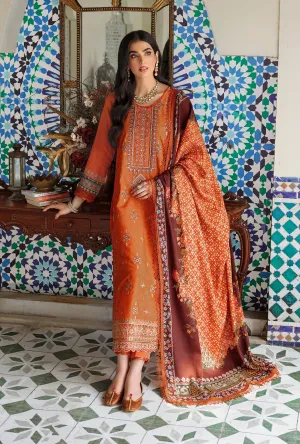 Noor by Saadia Asad Embroidered Prints Woolen Shawl Collection – D8-A-AVERY