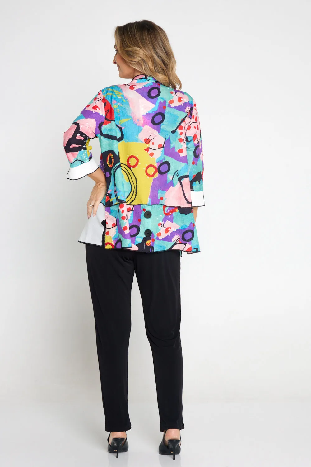 Overlock Mix Shirt - Gallery Multi Print