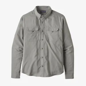 Patagonia Men's LS Self Guided Hike Shirt/ Salt Grey