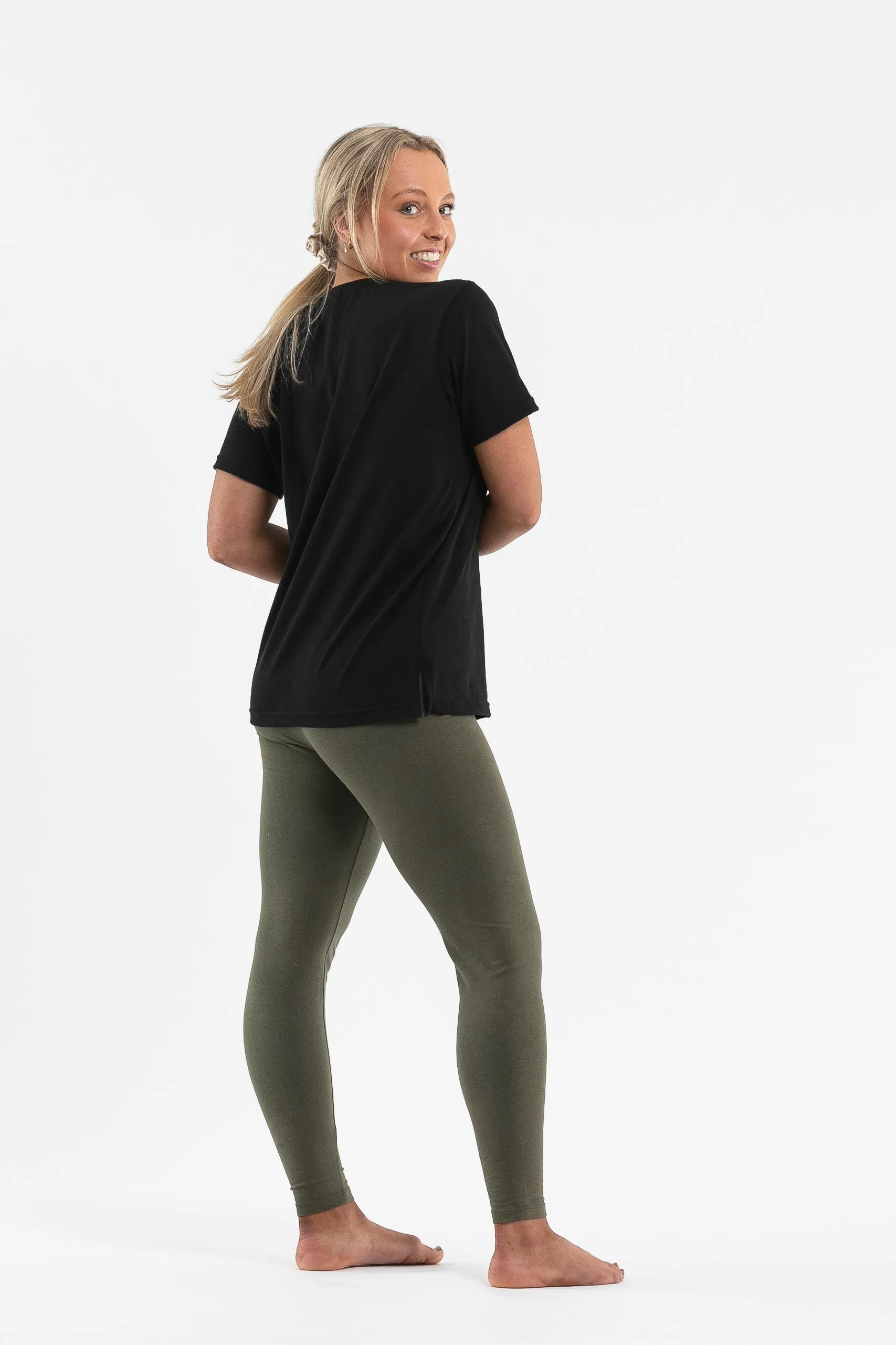 Power Leggings 7/8| Khaki