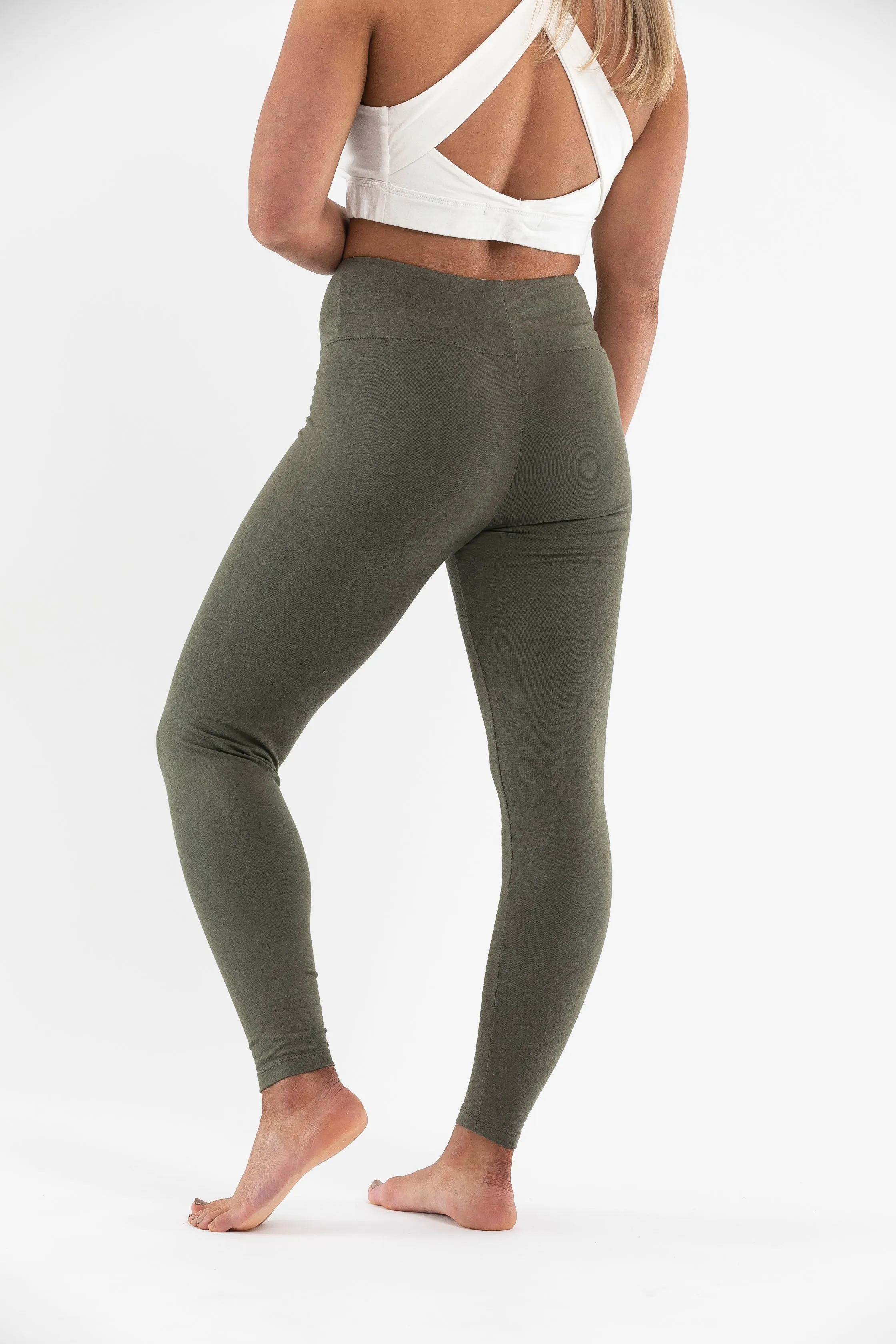 Power Leggings 7/8| Khaki