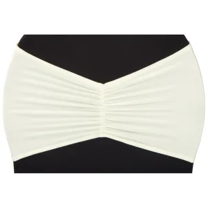 Ruffled Spandex Chair Band - Ivory