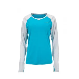 Simms Women's Solarflex LS Crewneck / Meridian Heather