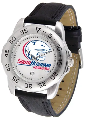 South Alabama Sport Leather Men’s Watch